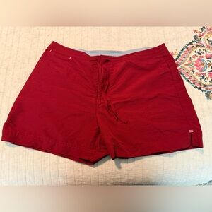 Women’s size 16 hiking shorts - quick dry - red